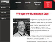 Tablet Screenshot of huntingtonsteel.com